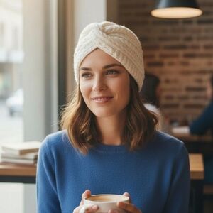 Jessica Simpson Turban Style Knit Hat